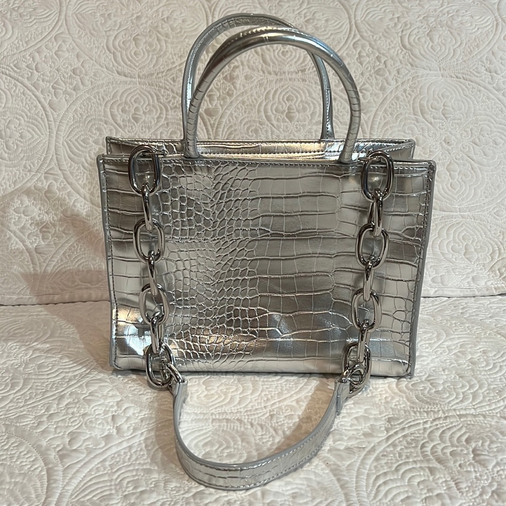 House of Want metallic bag,‎ NWOT